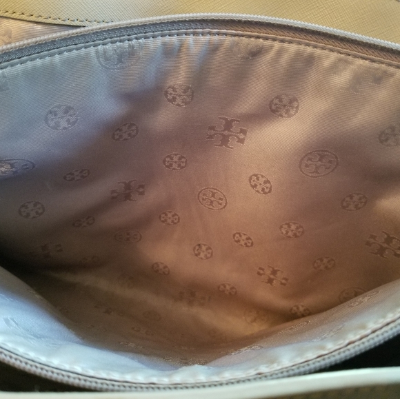 Authentic Tory Burch gray saffiano leather tote in like new condition. - Picture 13 of 13